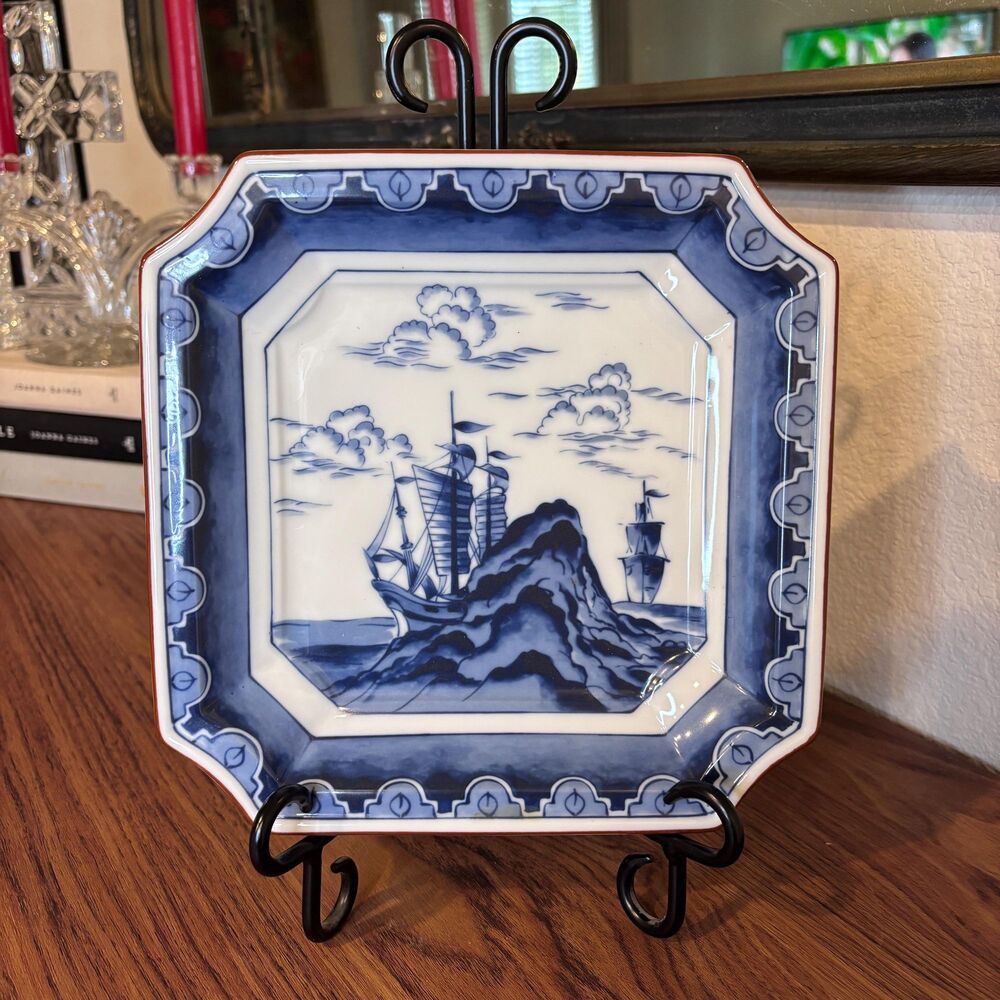 Andrea by Sadek "Ships & Waves" Plate